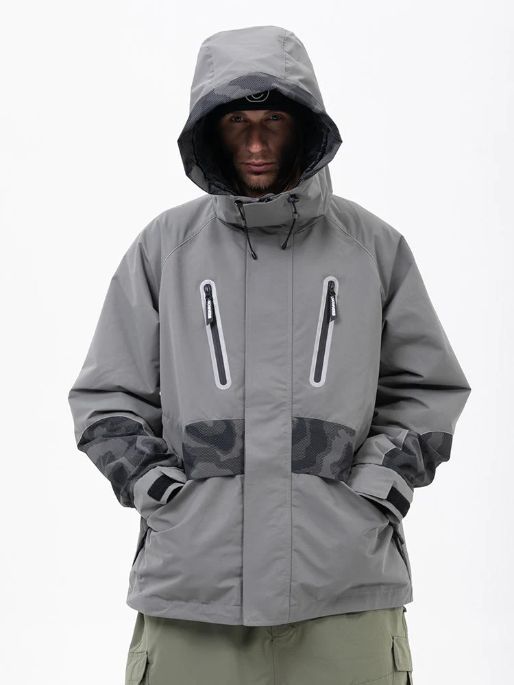 Men's Chillform Glow Trail Reflective Camo Snow Jacket - Image 13