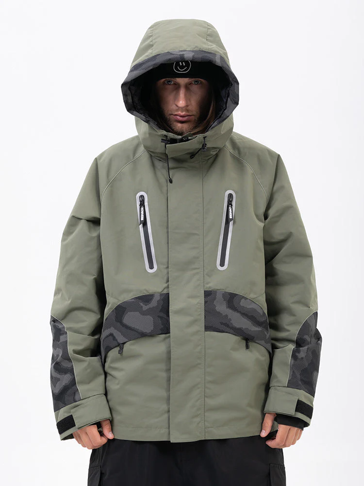 Men's Chillform Glow Trail Reflective Camo Snow Jacket - Image 2