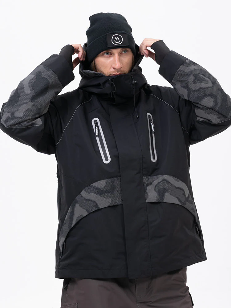 Men's Chillform Glow Trail Reflective Camo Snow Jacket - Image 3