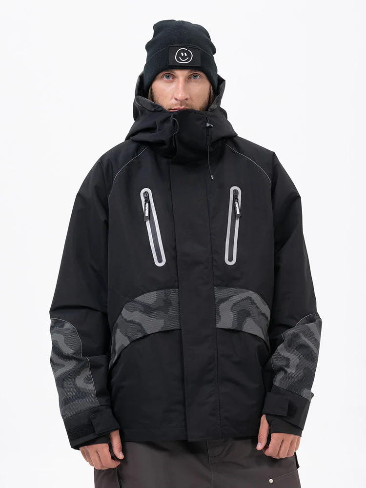 Men's Chillform Glow Trail Reflective Camo Snow Jacket - Image 4
