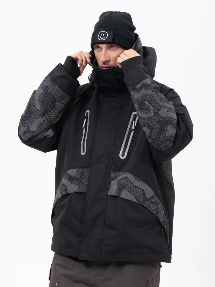 Men's Chillform Glow Trail Reflective Camo Snow Jacket - Image 5