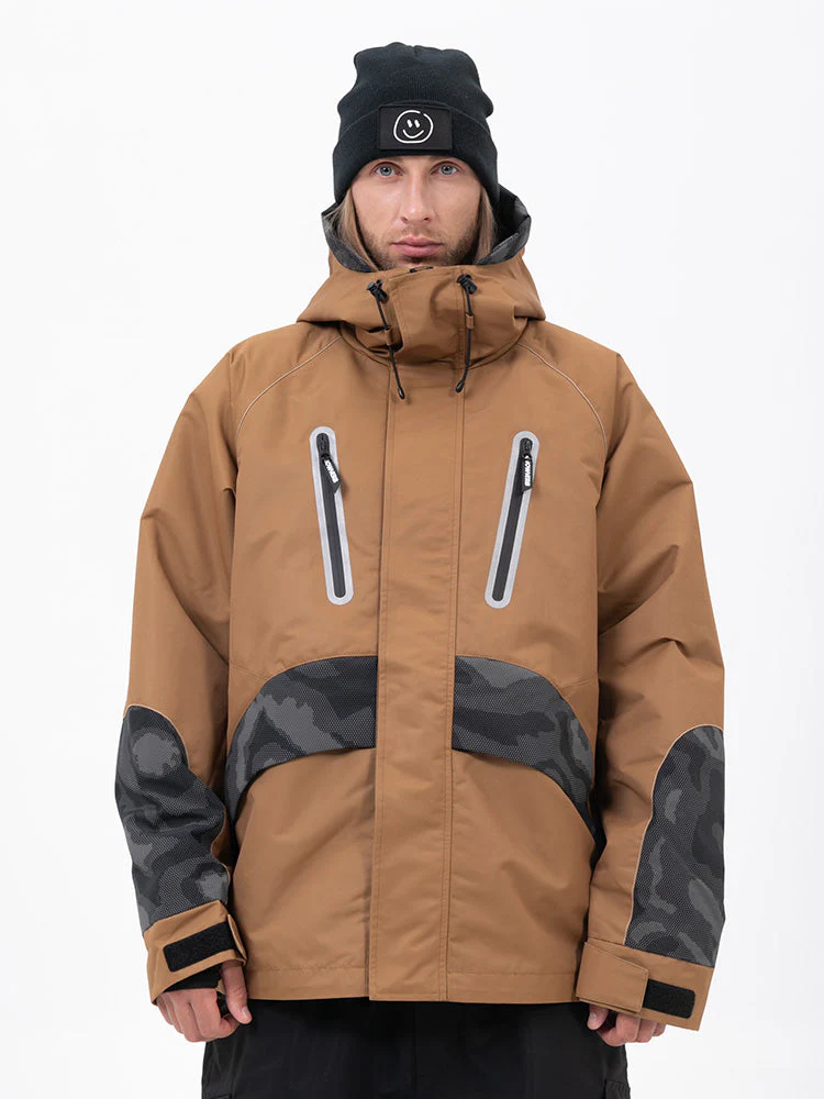 Men's Chillform Glow Trail Reflective Camo Snow Jacket - Image 6