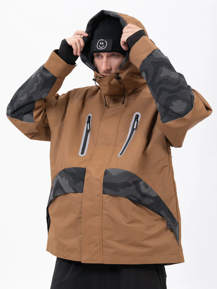 Men's Chillform Glow Trail Reflective Camo Snow Jacket - Image 7