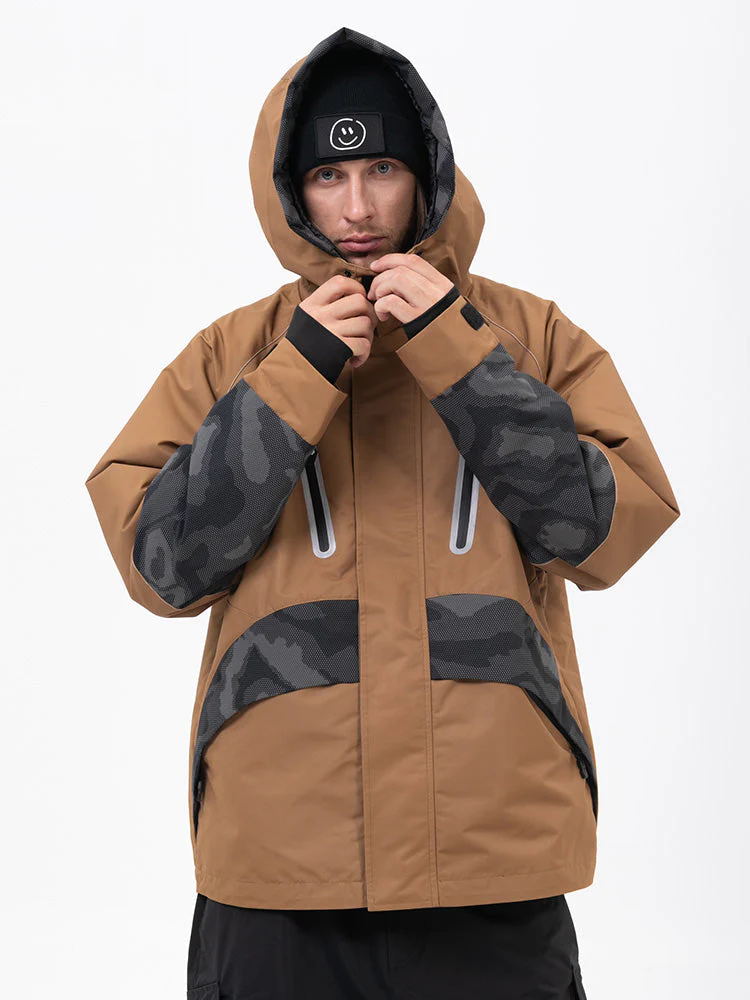 Men's Chillform Glow Trail Reflective Camo Snow Jacket - Image 8