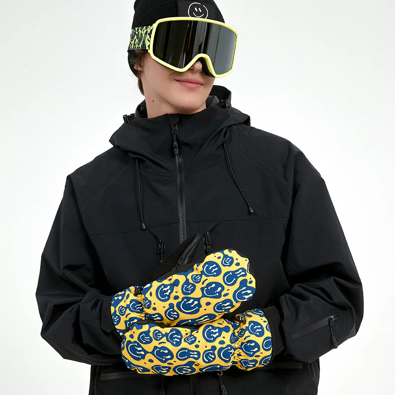 Men's ChillVibe Graphic Snowboard Mittens - Image 3