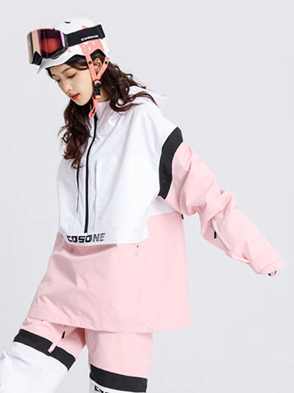 Men's Cosone Powdreamer Colorblock Anorak Snow Jacket - Image 10