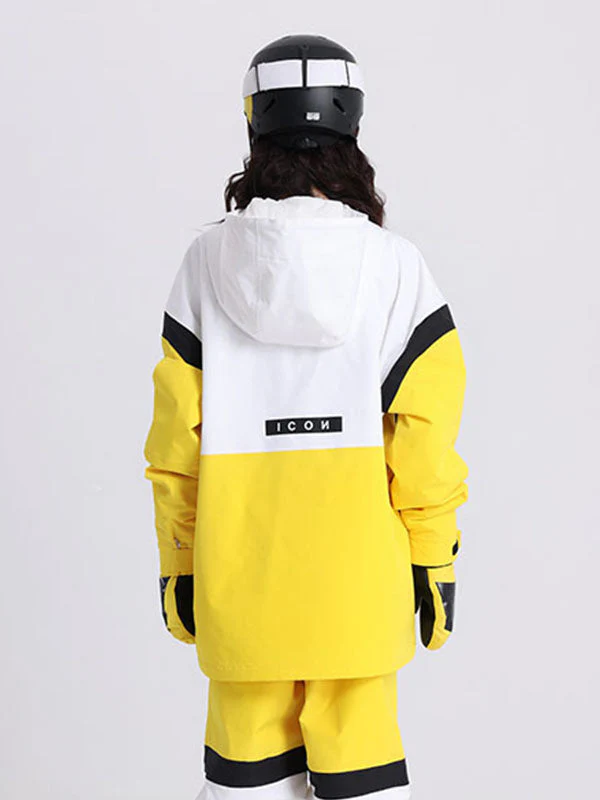 Men's Cosone Powdreamer Colorblock Anorak Snow Jacket - Image 8