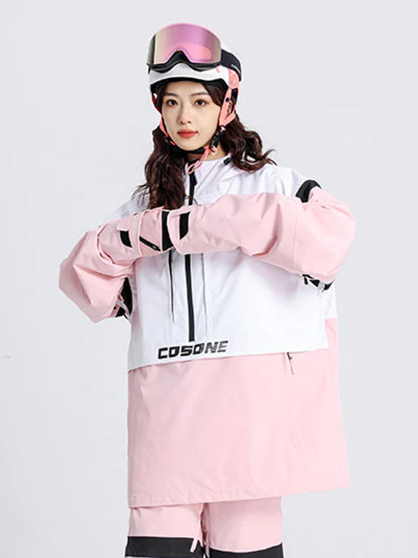 Men's Cosone Powdreamer Colorblock Anorak Snow Jacket - Image 9