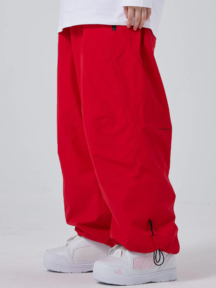 Men's Dook Snow Super Baggy Cargo Snowboard Pants - Image 9