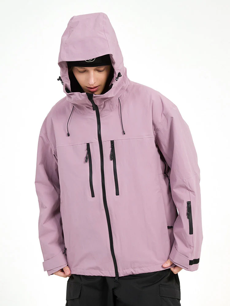 Men's Durable Mountain Pro All Weather Thermal 3L Snow Jacket - Image 10