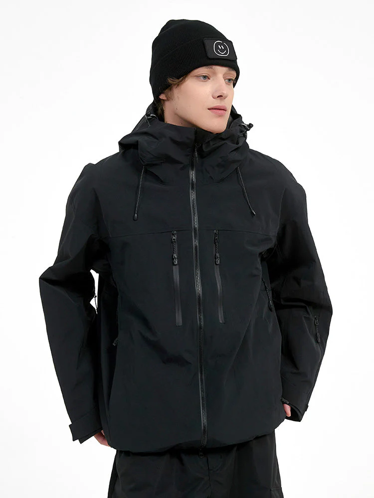 Men's Durable Mountain Pro All Weather Thermal 3L Snow Jacket - Image 3
