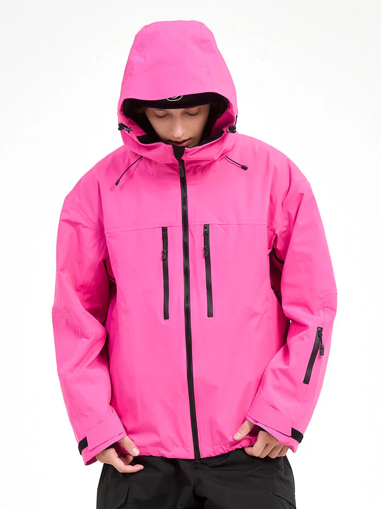 Men's Durable Mountain Pro All Weather Thermal 3L Snow Jacket - Image 6