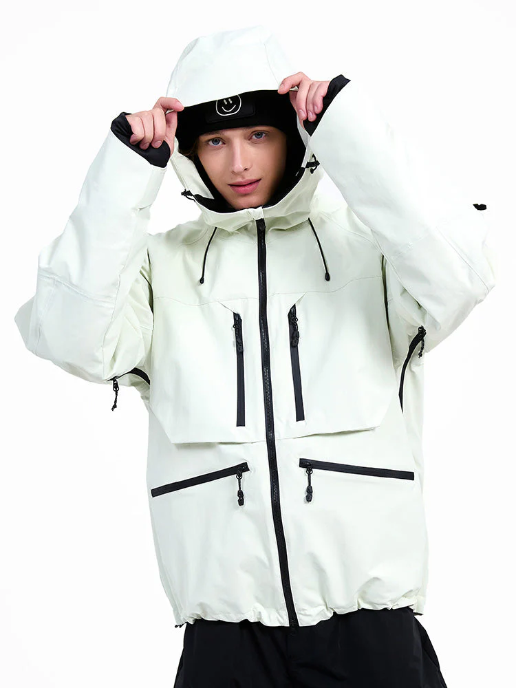 Men's Durable Steeze HypeShred Baggy Utility Cargo Snow Jacket - Image 5