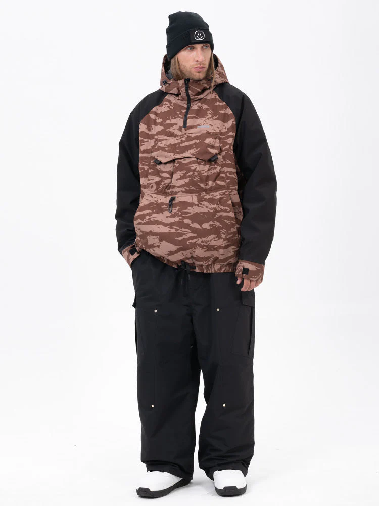 Men's Freestyle Mountain Camo Snow Suit – Bomber Jacket & Baggy Pants Set - Image 20