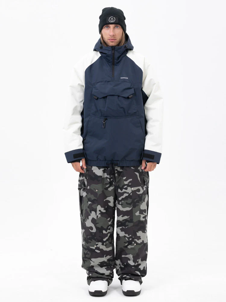 Men's Freestyle Mountain Camo Snow Suit – Bomber Jacket & Baggy Pants Set - Image 23