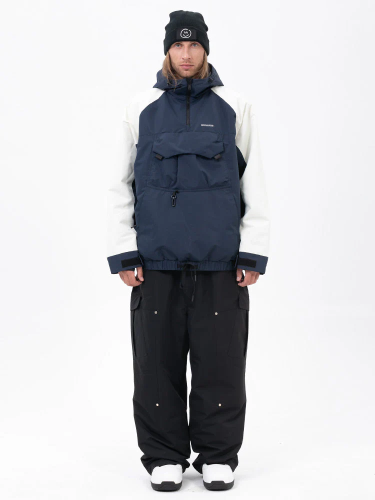 Men's Freestyle Mountain Camo Snow Suit – Bomber Jacket & Baggy Pants Set - Image 26