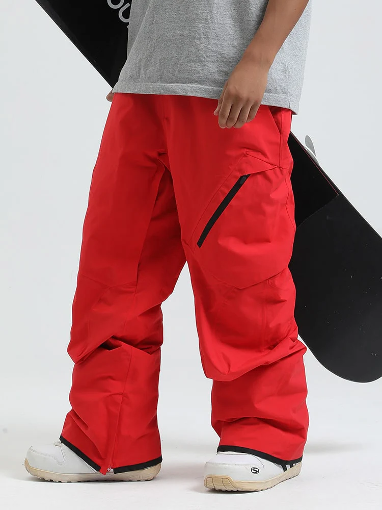 Men's Gsou Snow All-Terrain Peak Performance Freestyle Cargo Snow Pants - Image 12