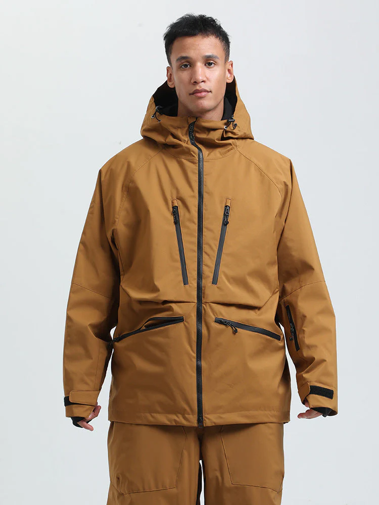 Men's Gsou Snow Durable Mountain Pro All Function Cargo Snow Jacket - Image 13