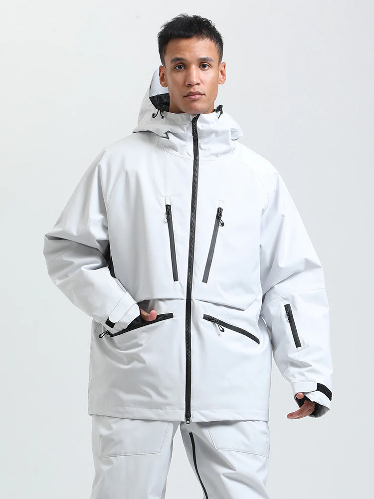 Men's Gsou Snow Durable Mountain Pro All Function Cargo Snow Jacket - Image 19