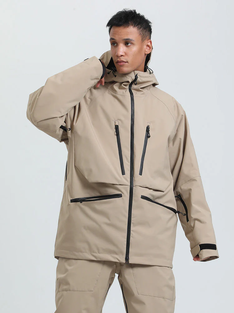 Men's Gsou Snow Durable Mountain Pro All Function Cargo Snow Jacket - Image 7