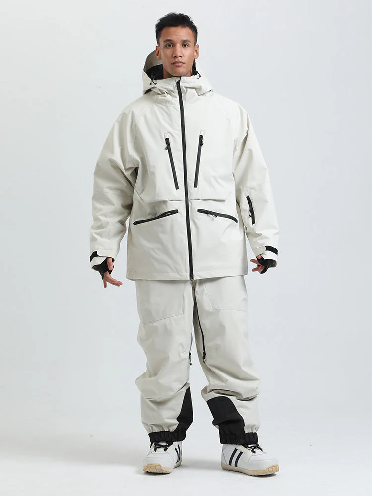 Men's Gsou Snow Durable Mountain Pro All Function Cargo Snow Suit - Image 11