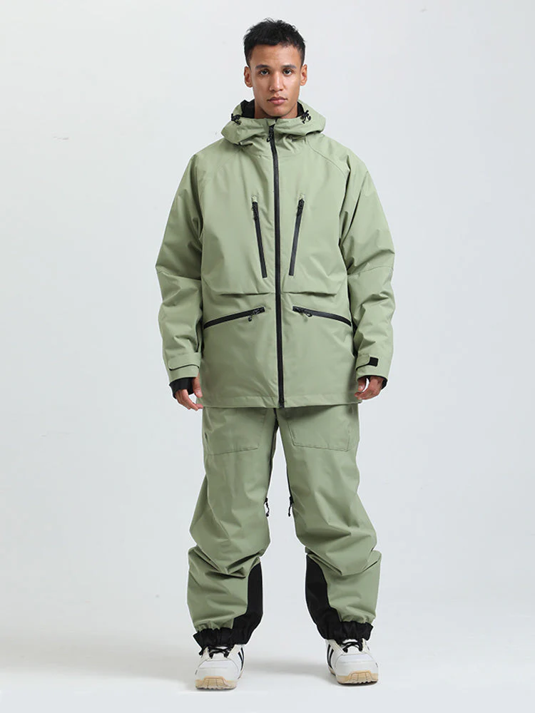 Men's Gsou Snow Durable Mountain Pro All Function Cargo Snow Suit - Image 28