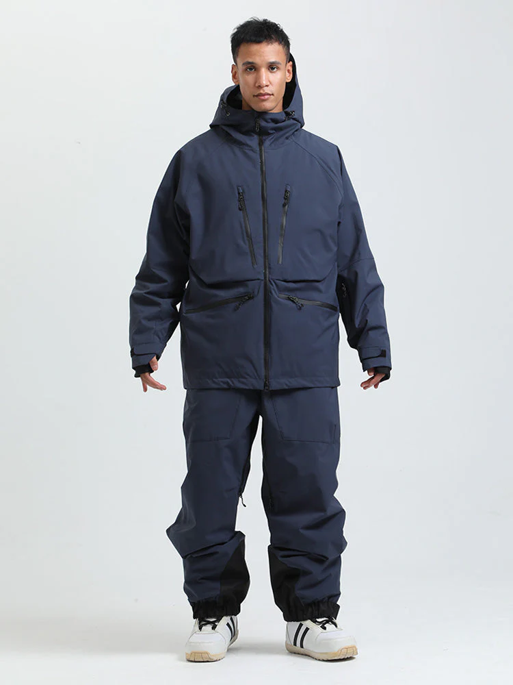 Men's Gsou Snow Durable Mountain Pro All Function Cargo Snow Suit - Image 4