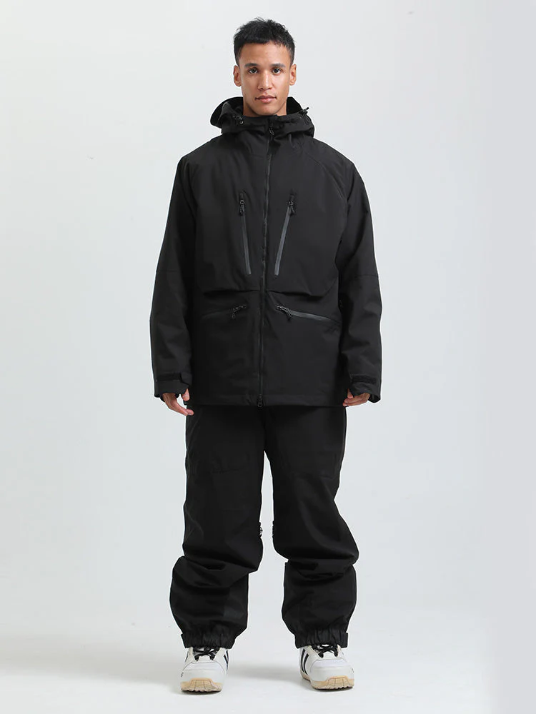 Men's Gsou Snow Durable Mountain Pro All Function Cargo Snow Suit - Image 8