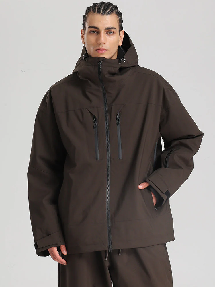Men's Gsou Snow Durable Mountain Pro Insulated Wind Armor Snow Jacket - Image 16