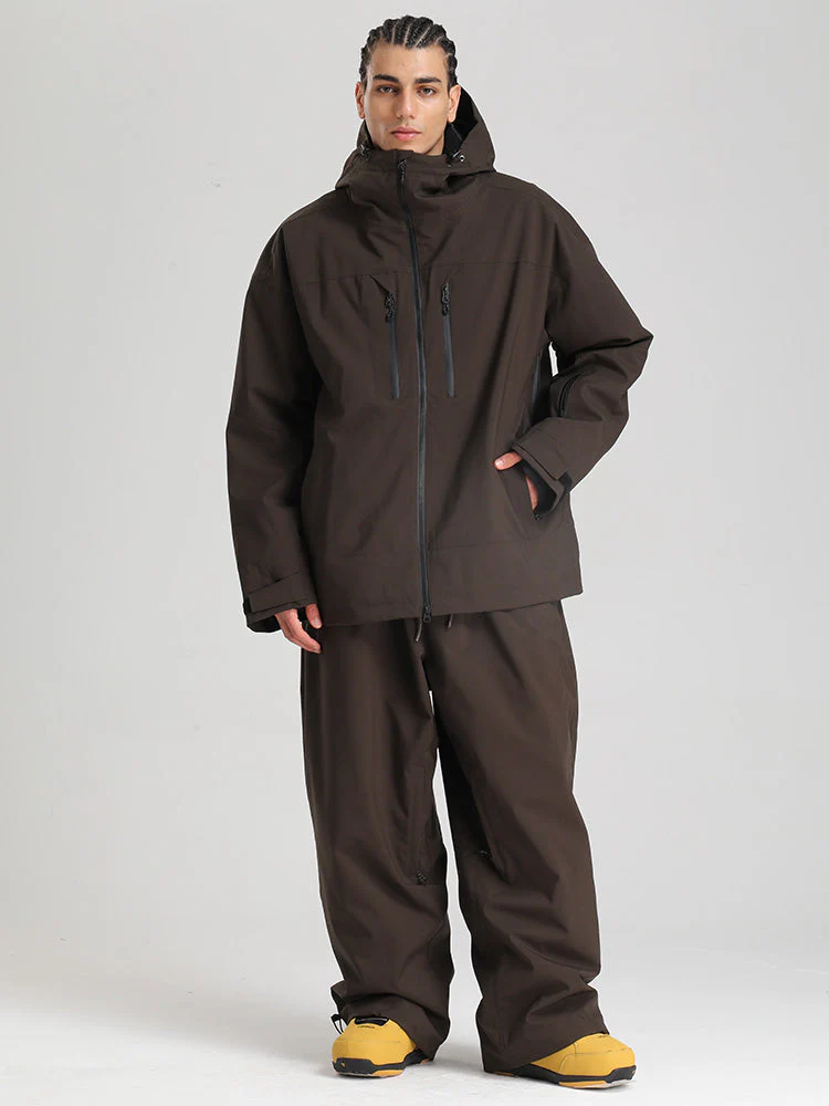 Men's Gsou Snow Durable Mountain Pro Insulated Wind Armor Snow Suits - Image 10