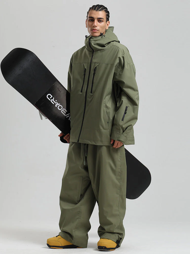 Men's Gsou Snow Durable Mountain Pro Insulated Wind Armor Snow Suits - Image 11