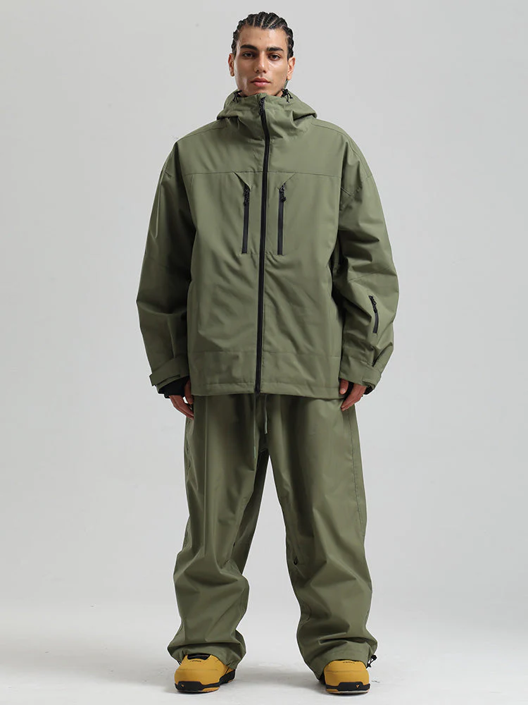 Men's Gsou Snow Durable Mountain Pro Insulated Wind Armor Snow Suits - Image 12