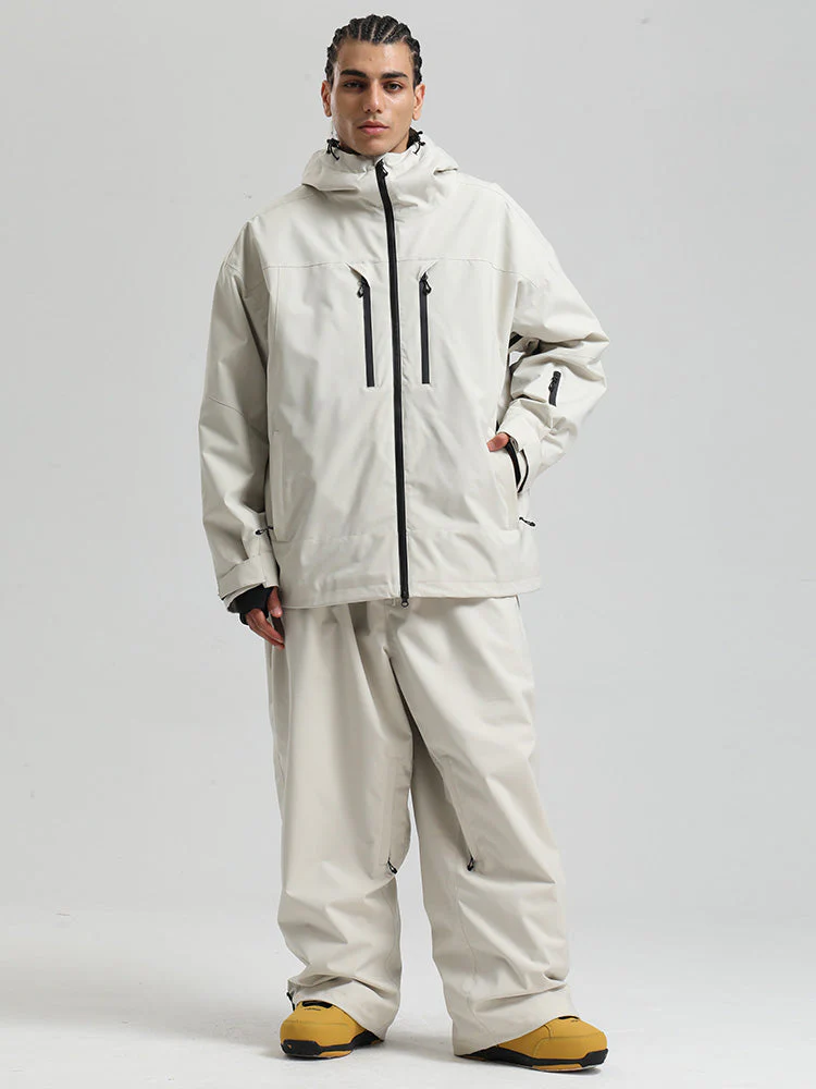 Men's Gsou Snow Durable Mountain Pro Insulated Wind Armor Snow Suits - Image 16