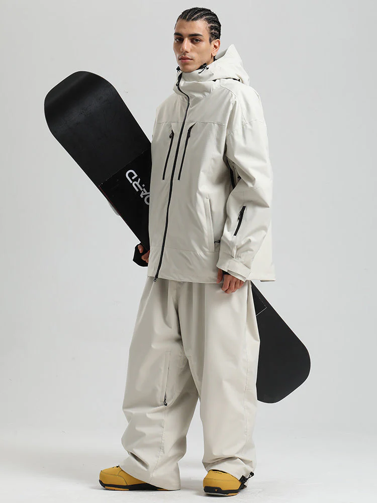 Men's Gsou Snow Durable Mountain Pro Insulated Wind Armor Snow Suits - Image 17