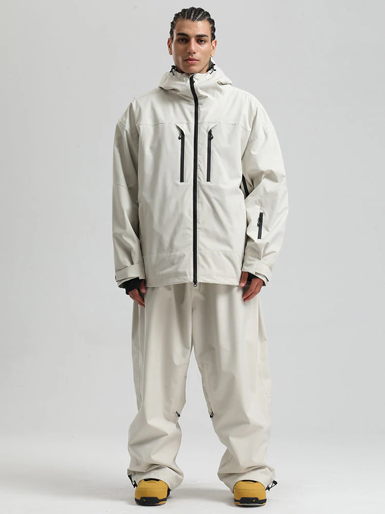 Men's Gsou Snow Durable Mountain Pro Insulated Wind Armor Snow Suits - Image 18