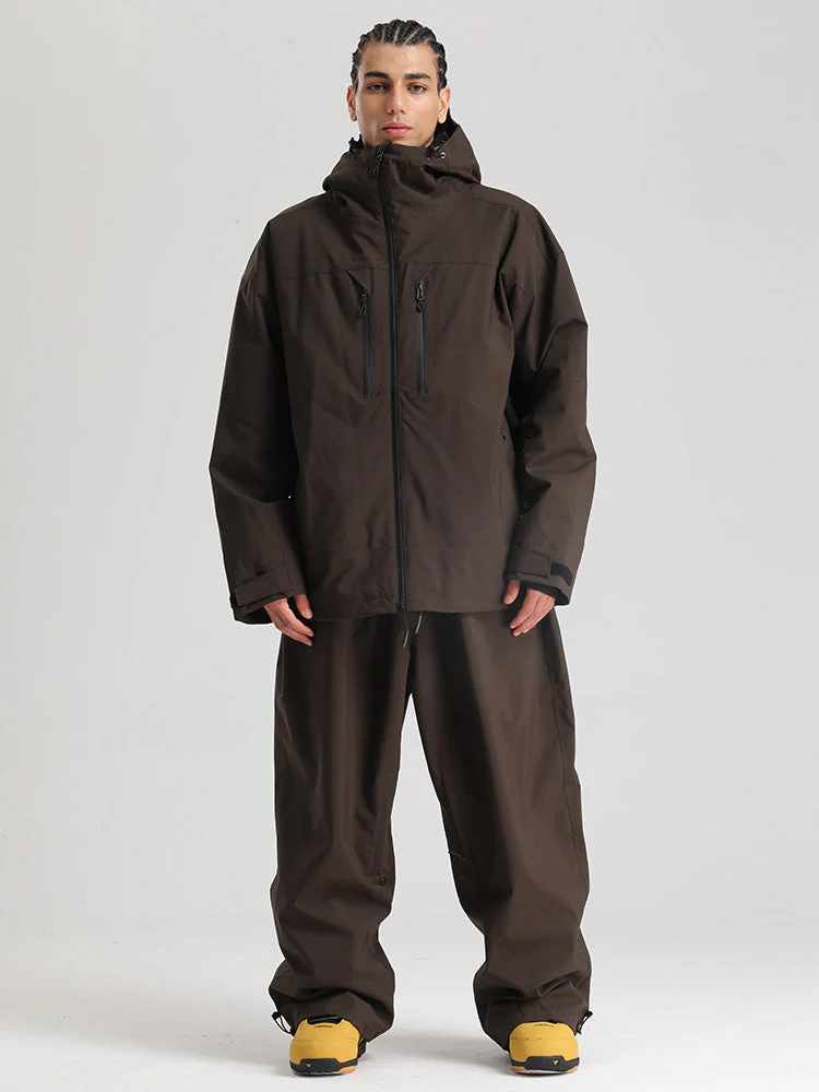 Men's Gsou Snow Durable Mountain Pro Insulated Wind Armor Snow Suits - Image 8