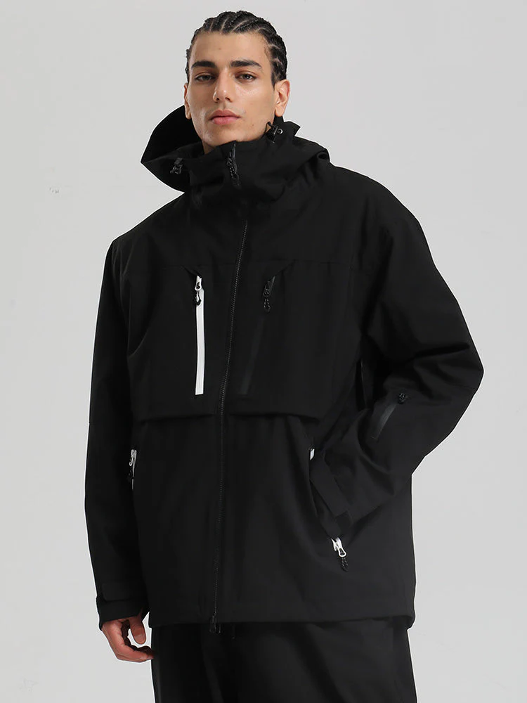 Men's Gsou Snow Durable Mountain Pro Winter Function Cargo Snow Jacket - Image 12