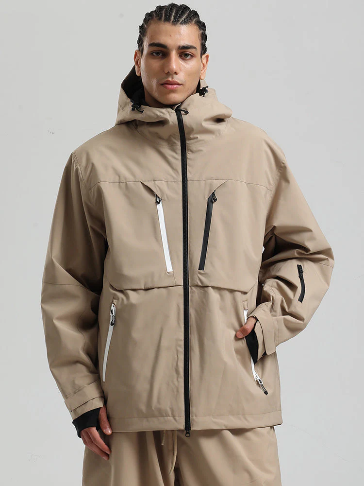 Men's Gsou Snow Durable Mountain Pro Winter Function Cargo Snow Jacket - Image 13