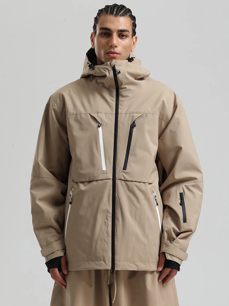 Men's Gsou Snow Durable Mountain Pro Winter Function Cargo Snow Jacket - Image 14