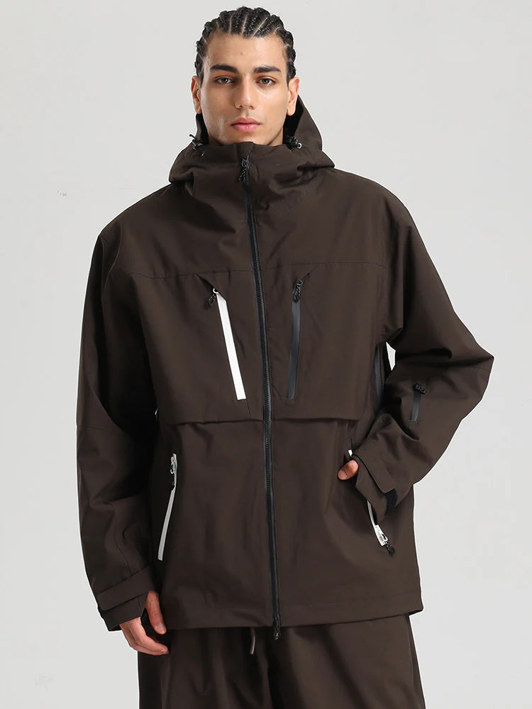 Men's Gsou Snow Durable Mountain Pro Winter Function Cargo Snow Jacket - Image 16