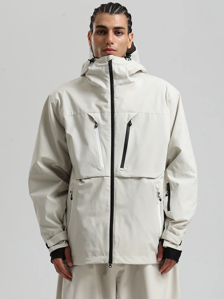 Men's Gsou Snow Durable Mountain Pro Winter Function Cargo Snow Jacket - Image 5
