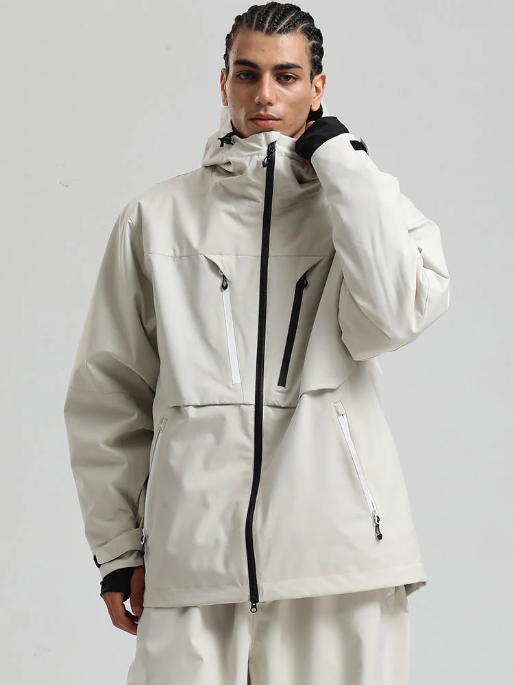 Men's Gsou Snow Durable Mountain Pro Winter Function Cargo Snow Jacket - Image 6