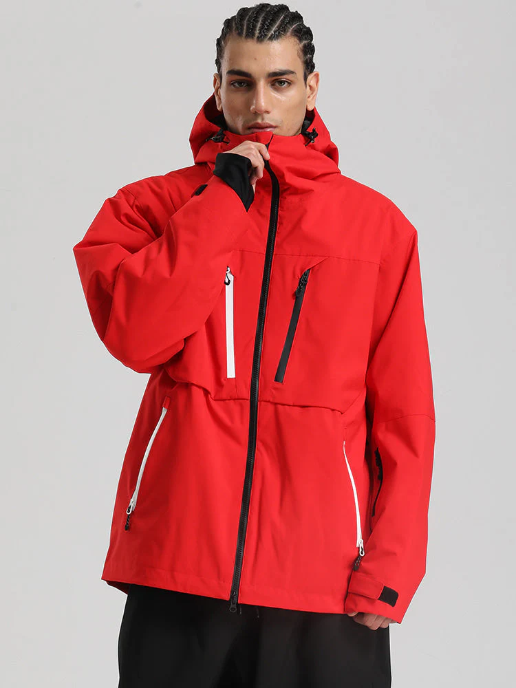 Men's Gsou Snow Durable Mountain Pro Winter Function Cargo Snow Jacket - Image 9