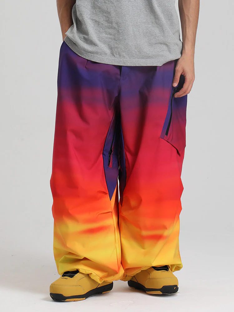 Men's Gsou Snow Durable Urban Vibe All Function Baggy Snow Pants - Image 16