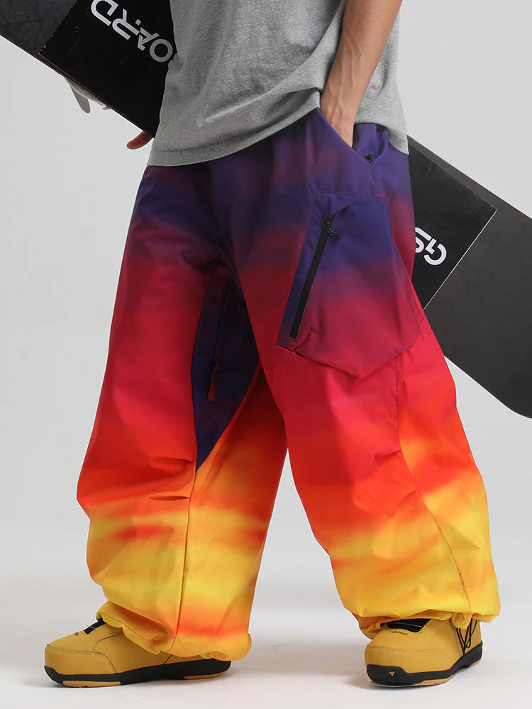 Men's Gsou Snow Durable Urban Vibe All Function Baggy Snow Pants - Image 17
