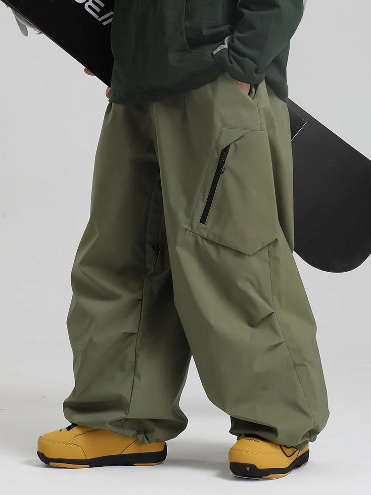 Men's Gsou Snow Durable Urban Vibe All Function Baggy Snow Pants - Image 2