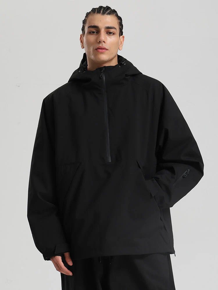 Men's Gsou Snow Durable Urban Vibe Pullover Anorak Snowboard Jacket - Image 10