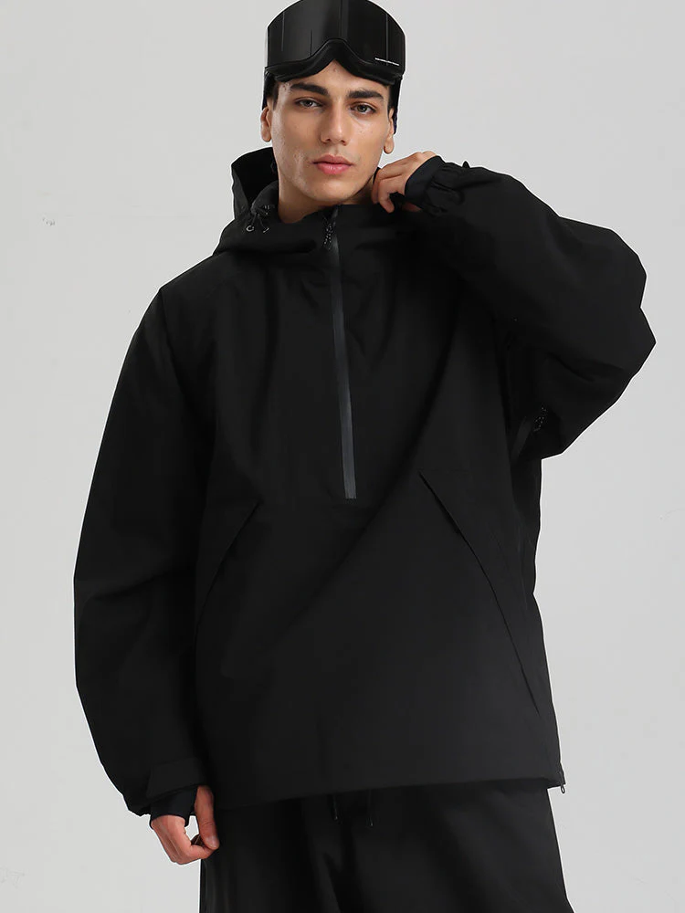 Men's Gsou Snow Durable Urban Vibe Pullover Anorak Snowboard Jacket - Image 12