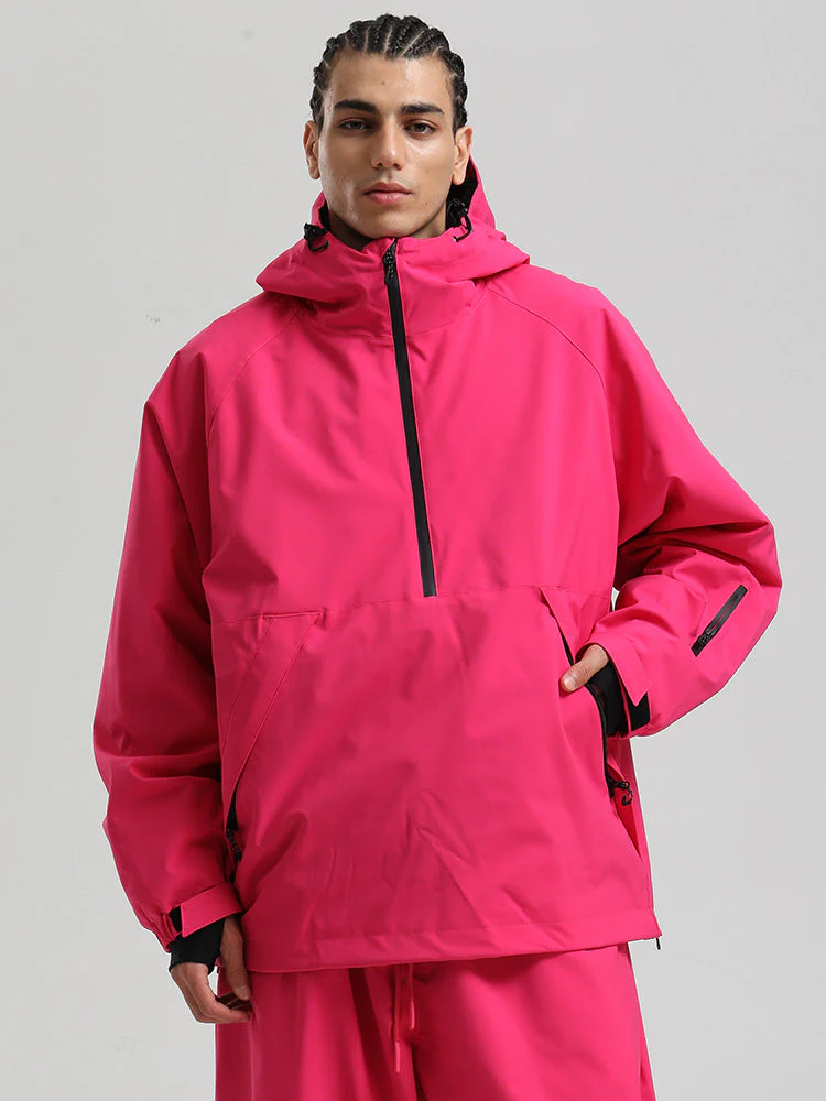 Men's Gsou Snow Durable Urban Vibe Pullover Anorak Snowboard Jacket - Image 16