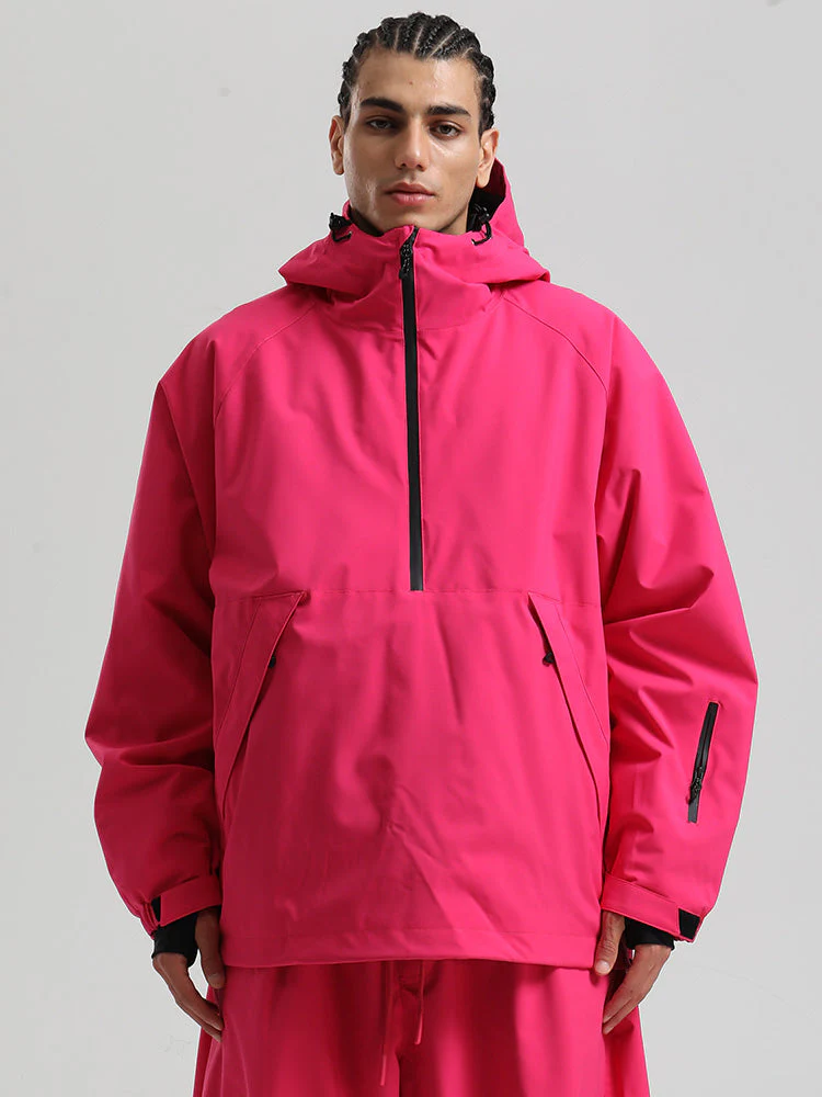 Men's Gsou Snow Durable Urban Vibe Pullover Anorak Snowboard Jacket - Image 18